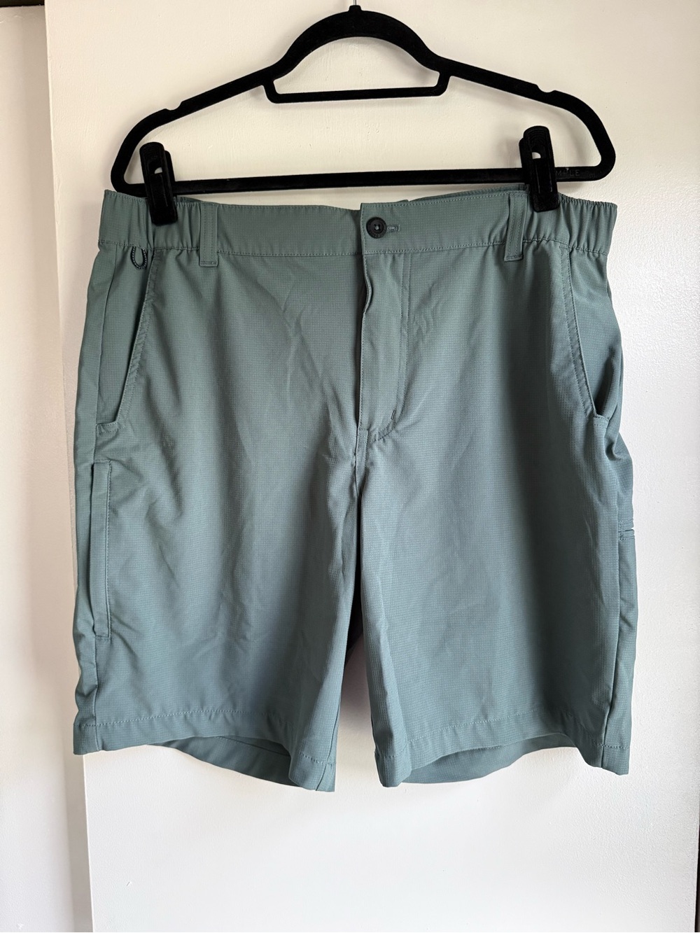 Eddie Bauer Sage Green Hybrid Outdoors Shorts